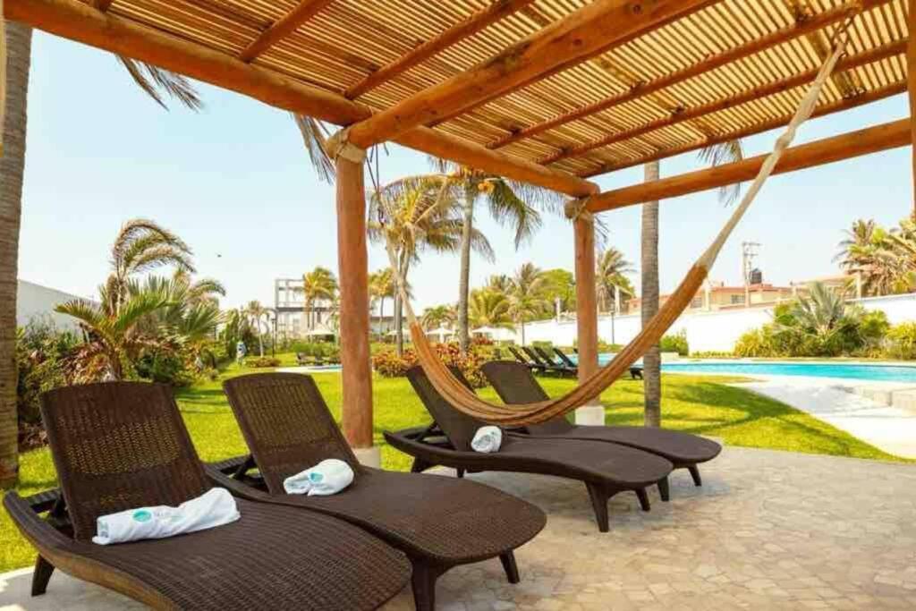 Hermoso Apartamento Con Club De Playa Acapulco Esterno foto